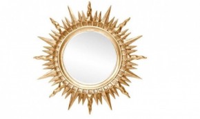 Зеркало круглое золото (1810(1) в Снежинске - snezhinsk.mebel-74.com | фото